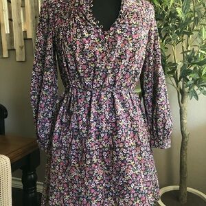 Floral Long Sleeve Dress